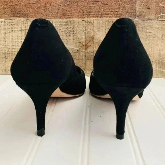 LOEFFLER RANDALL SUEDE JOLIE PUMP BLACK KID - Picture 6 of 8